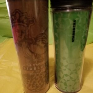Starbucks tumblers
